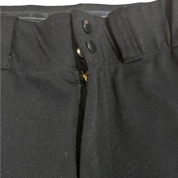 Dirty Mid baseball pants- Large Black Baseball pants- Snap elastic pants - Picture 4 of 5